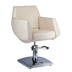 BEAUTY SYSTEM Fotel fryzjerski NICO kremowy BD-1088