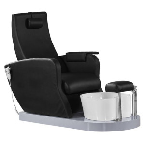 Fotel Spa Do Pedicure Azzurro 016a Czarny Z Pompą