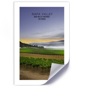 Plakat, Wieczór nad Napa Valley - 40x60