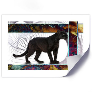 Plakat, Czujna pantera - 90x60