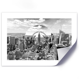Plakat, Widok na drapacze chmur - 45x30