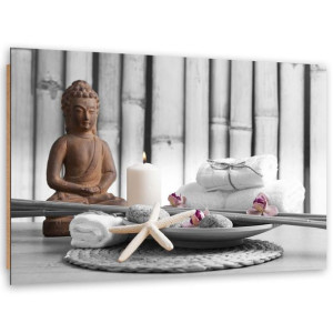 Obraz Deco Panel, Budda ze świeczką - 120x80