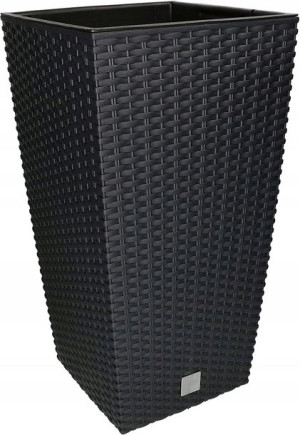 Doniczka Rattan Donica+wkład Antracyt Donica 324mm