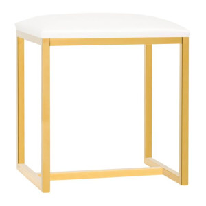 Taboret Agnes Biały