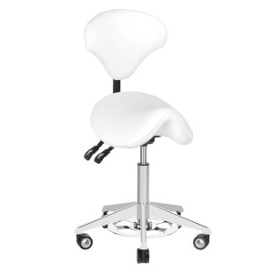Taboret Kosmetyczny Azzurro 037f Bump-up Biały