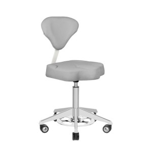 Taboret Kosmetyczny Azzurro 156f Bump-up Szary