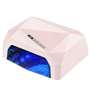 Lampa Diamond 2w1 Uv Led+ccfl 36w Timer + Sensor Light Pink