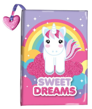 PROMO Pamiętnik brokatowy z serduszkiem Sweet Dreams KL10632 Kids Euroswan