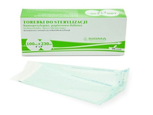 Torebki Do Sterylizacji W Autoklawie 100mm X 230 Mm 200szt !