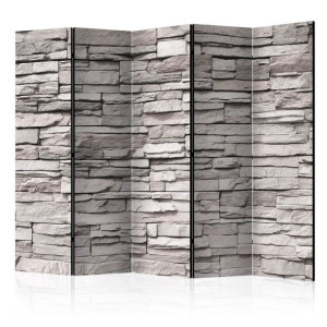 Parawan 5-częściowy - Kamienna elegancja II [Room Dividers]