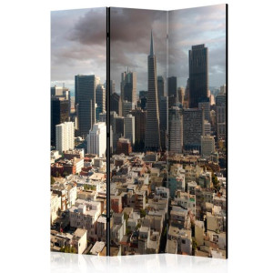 Parawan 3-częściowy - W chmurach [Room Dividers]