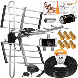 Zestaw 2tv Antena Dvb-t2 Kierunkowa Combo Mux8 4k