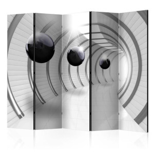 Parawan 5-częściowy - Futurystyczny tunel II [Room Dividers]