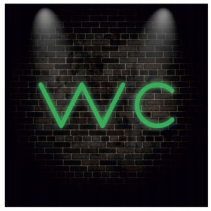 WC Toaleta Napis NEONOWY led na płycie z plexi 8mm