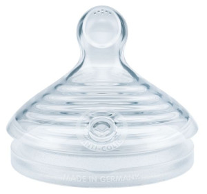 Nuk SMOCZEK do BUTELKI Nature Sense 0-6m (M) 2szt