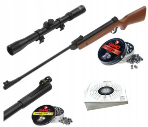 Wiatrówka Klasyczna 4,5 Mm Z Lunetą Łamana Mocna