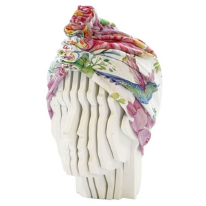 ONbeauty TURBAN JULIA kolibry i kwiaty