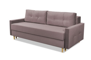 Różowa Kanapa ALTA skandynawska sofa wersalka rozkładana