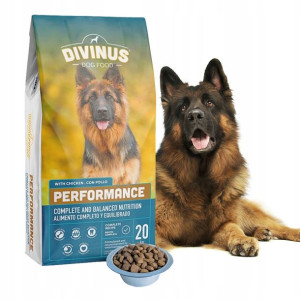 Divinus Performance 20kg :: Dla Owczarka Niemieckiego :: 42% Mięsa Wołowina