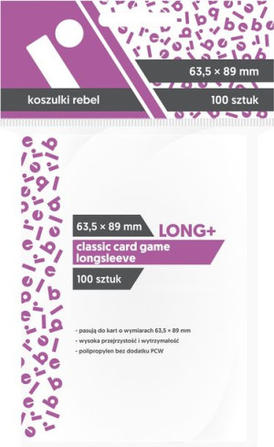 Rebel Koszulki CCG Longsleeve 63,5x89 mm 100 szt.