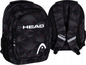 HEAD PLECAK Szkolny Młodzieżowy RED LAVA 3D