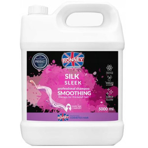 Ronney Szampon Wygładzający Silk Sleek Cienkie 5l