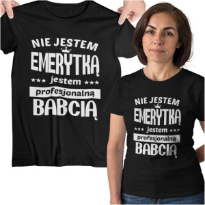 Koszulka Dla Babci Na Prezent Babcia Emerytka