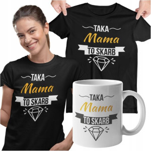 Koszulka Dla Mamy Z Kubkiem Prezent Dzień Matki