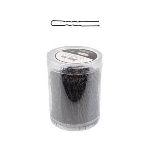 Kokówki Fryzjerskie Do Włosów E-65 300 Szt. 6 Cm Czarne