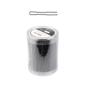 Kokówki Fryzjerskie Do Włosów E-65 300 Szt. 7 Cm Czarne