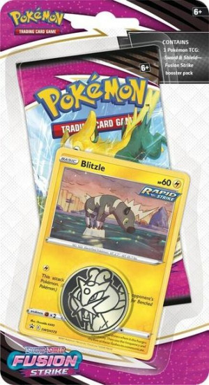 Blitzle promo karty POKEMON +booster +KOD ORYGINAŁ Checklane Blister Fusion
