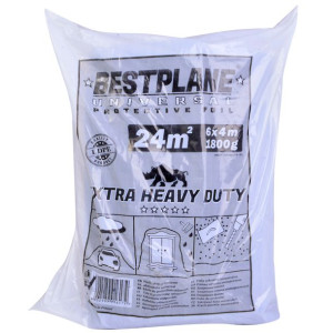 Fol-poz Plandeka Budowlana Folia Malarska Mega Gruba 4x6 24m2