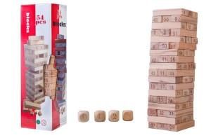 Wieża Jenga drewno 53077 Norimpex