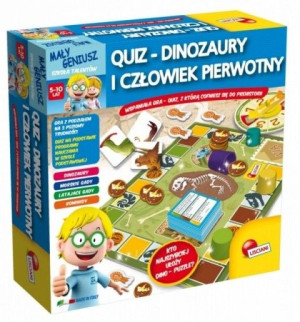 Lisciani 54374 Quiz - Dinozaury I Człowiek Pierwotny