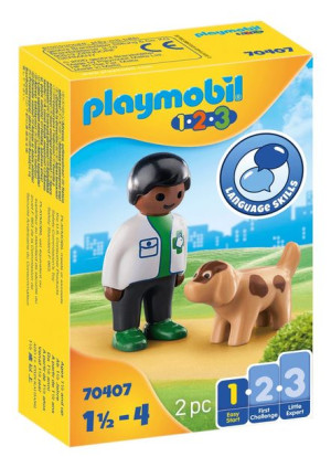 Playmobil 70407 Weterynarz Z Pieskiem