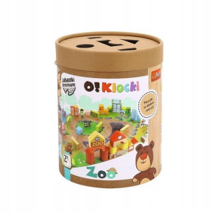 Trefl Drewno 61505 O!klocki Zoo