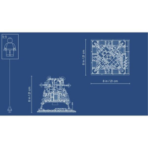 Lego 10266 Lądownik Księżycowy Apollo 11 Nasa