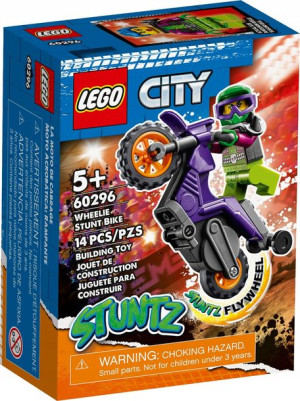 Lego 60296 Wheelie na motocyklu kaskaderskim