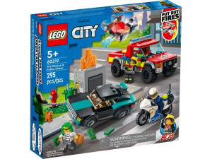 Lego 60319 akcja strażacka i policyjna