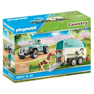 Playmobil 70511 samochód z przyczepą
