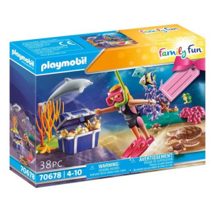 Playmobil 70678 zestaw upominkowy płetwonurek