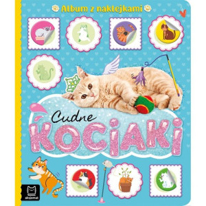AKSJ 31666 cudne kociaki album z naklejkami
