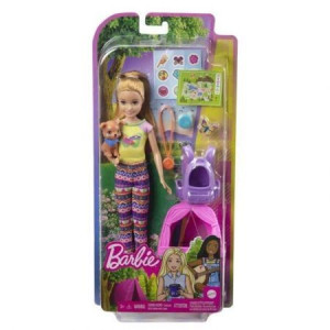 Barbie HDF69/HDF70 kemping siostra + zwierzątko