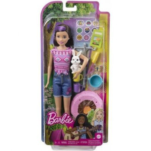 Barbie HDF69/HDF71 kemping siostra + zwierzątko