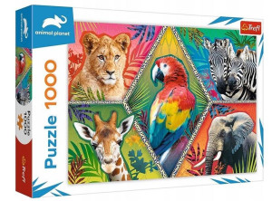 Puzzle Trefl 1000 10671 egzotyczne zwierzęta