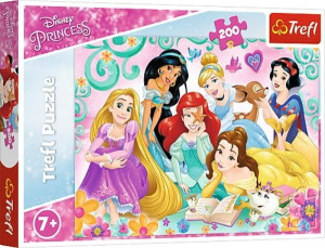 Puzzle Trefl 200 13268 radosny świat księżniczek