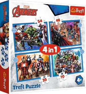 Puzzle Trefl 35/48/54/70 34386 Avengers