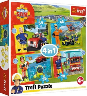 Puzzle Trefl 35/48/54/70 34387 strażak Sam