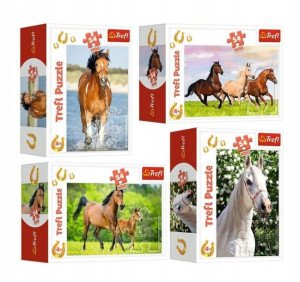 Puzzle Trefl 54 mini 54193 świat koni