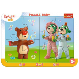 Puzzle Trefl 80026 ramka zabawne bobaski